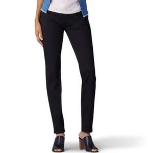 Lee Black Sculpting Slim Fit Slim Leg Pull‎ On Jeans, Size 6 Short NEVER WORN